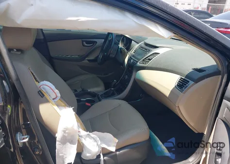 2014 Hyundai Elantra Limited из США, поврежденный, VIN KMHDH4AE0EU067804